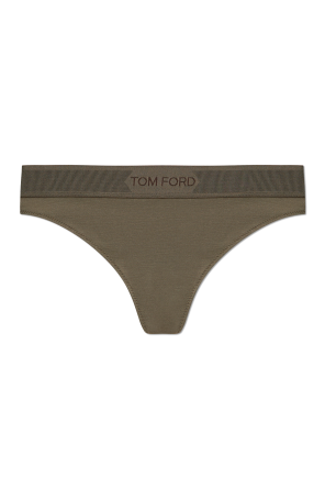 インナー・ルームウェアその他 TOM FORD Thong briefs Beige Tom Ford lingerie for Women | SSENSE